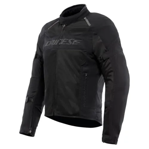 Dainese Air Frame 3 S26 Textiljacke - Schwarz, Größe 50 - Die Dainese Air Frame 3 Tex Jacket bietet optimalen Komfort für Motorradfahrer im Sommer. Mit Mesh-Einsätzen und verstellbaren Details sorgt sie für ideale Belüftung und Bewegungsfreiheit.