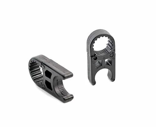 wellenshop 2 x Ø 25 mm Halteklammer Montageclip für Badeleiter