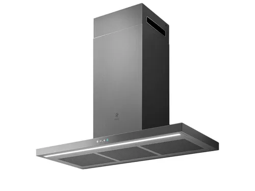 Elica Wandhaube THIN IX/A/90, Edelstahl - Dunstabzugshaube im schlanken Design, energieeffizient mit 680 m³/h Leistung und LED-Beleuchtung, ideal für moderne Küchen.