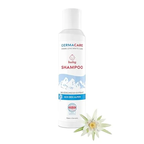 GERMACARE Baby Shampoo – 200 ml – mildes Babyshampoo für Haarwäsche von Babys und Kindern – ph neutrales Shampoo zur Babypflege