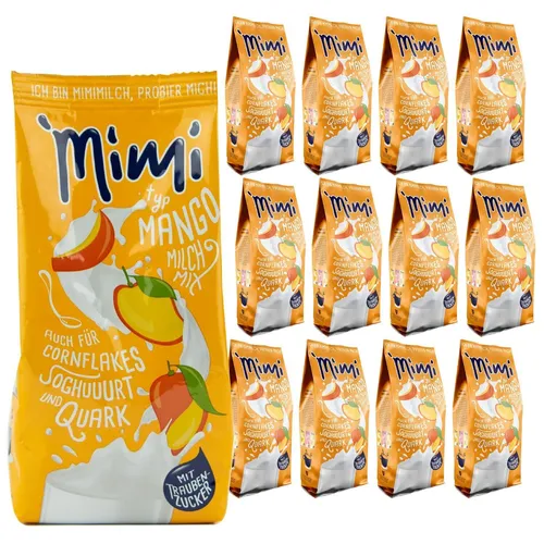 Mimi Milchmix Mango Getränkepulver 24 x 400g - Warm und kalt löslich