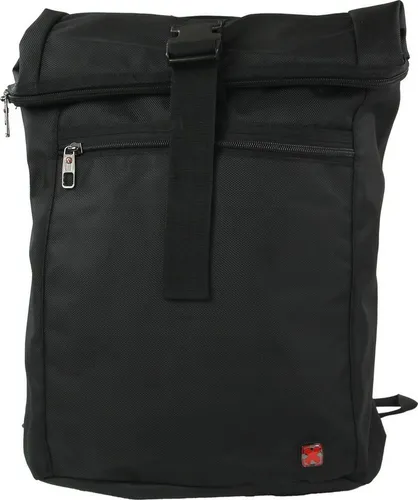 Travel N Meet Freizeitrucksack ORD4212S - Geräumiger Rucksack für Herren aus strapazierfähigem Spinnstoff, ideal für Business und Freizeit. Mit gepolstertem Laptopfach und praktischen Reißverschlussfächern.