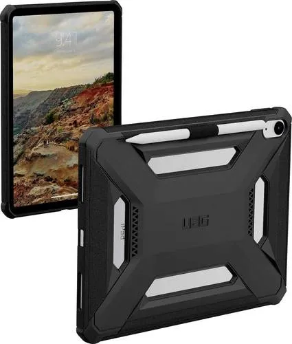 UAG Scout Black - iPad 11 (2022/A16 2025) - Robuste Tablet-Schutzhülle von Urban Armor Gear für Ihr iPad 11 (2022). Schützt zuverlässig und bietet einen stylischen Look. Ideal für den täglichen Einsatz.