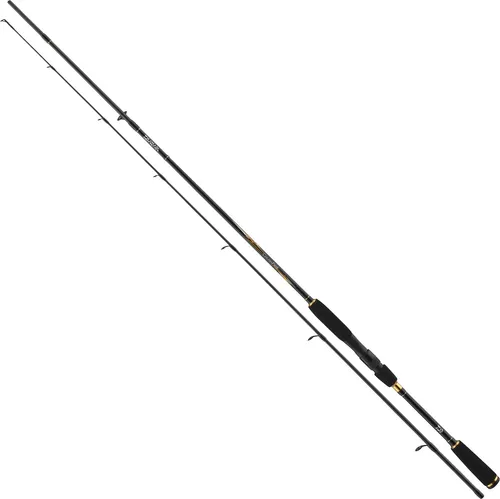 Daiwa Steckrute Crossfire Spin 2,10m, Wurfgewicht 5-25g - Angelrute für Gummifisch und Wobbler, mit leichtem Kohlefaserblank für schnelle Aktion und hervorragende Bisserkennung, ideal für Barsche und Salmoniden.