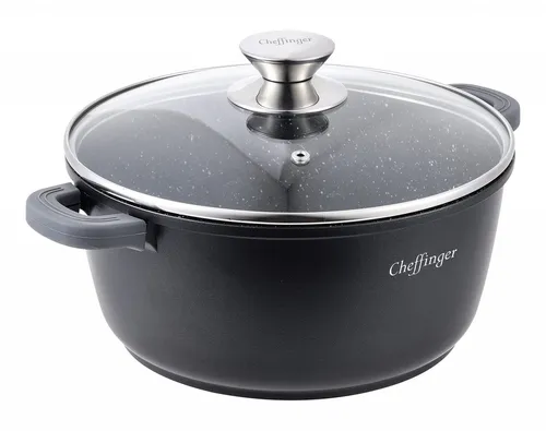 Cheffinger Kochtopf XXL 40cm in schwarz von Cheffinger