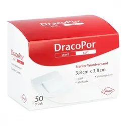 Dracopor Wundverband Steril 3.8x3.8cm von Dr. Ausbüttel GmbH & Co. KG