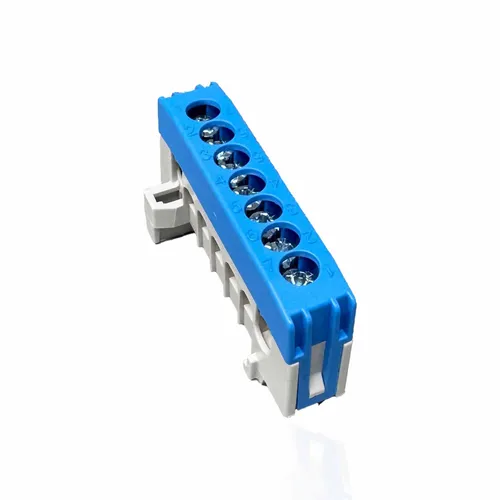 SD ProfiLine Nullleiterklemme N7-F2, 7-polig, blau, 1 Stück