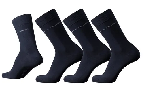 TOM TAILOR Socken Tom Tailor Herren Socken 3er Pack uni basic navy blau Tom Tailor Herren Socken 3er Pack uni basic navy blau 39-42