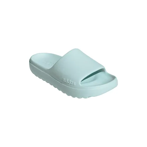 adidas Adilette Lumia Badeschuhe für Damen - Hellblau, Größe 38 (US 5) - Badeschuhe für Damen mit weichem Futter für ultimativen Komfort. Ideal für Pool und Freizeit, schnell trocknendes Synthetik-Obermaterial und rutschfeste Außensohle.