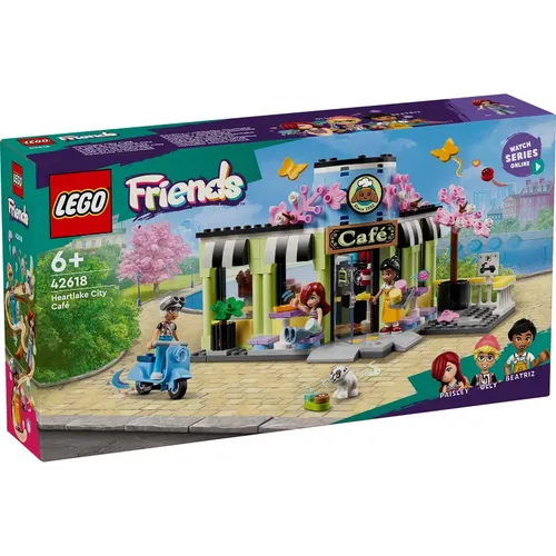 LEGO 42618 Heartlake City Café - Erlebe das LEGO Friends Heartlake City Café! Mit 426 Teilen, 3 Minifiguren und tollen Details wird das kreative Bauen zum Erlebnis. Ideal für Kinder ab 6 Jahren und perfekt für unvergessliche Spielmomente.