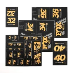FOX Heritage Decal Kit Fork & Shock | bis MY20 | Gold 2019