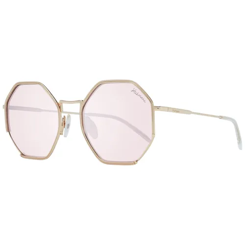 Ana Hickmann Sonnenbrille HI3084 04A 54 Damen Gold - Sonnenbrille für Damen mit schützendem UV-Schutz, stylischem goldenen Metallrahmen und modischem Verlaufsglas – ideal für sonnige Tage.