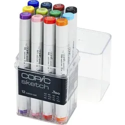 COPIC Profi-Pinselmarker Sketch 12er Set