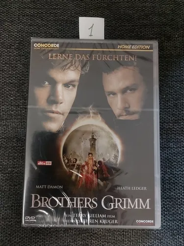 Brothers Grimm - Lerne Das Fürchten! - DVD mit Matt Damon und Heath Ledger - Spannender Fantasyfilm mit FSK 12, ideal für Filmfans und Sammler, neu und originalverpackt.
