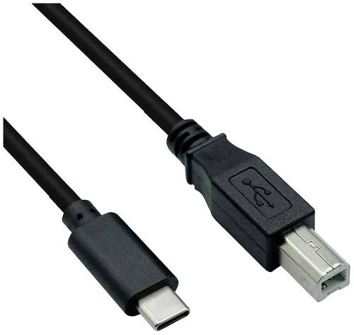ROLINE USB 2.0 Typ C Kabel - 1,8 m, ideal für Drucker und Scanner, hohe Datentransferrate bis 480 Mbit/s