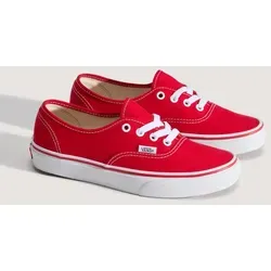 Vans Herren Authentischer Trainer Rot 42 EU – Kultiger Sneaker - Der Vans Authentic in Rot kombiniert zeitloses Design mit erstklassiger Verarbeitung. Ideal für Skater und Trendsetter, bietet dieser Sneaker Komfort und Stil für jeden Anlass.