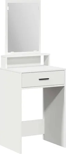 vidaXL Schminktisch mit Schubladen Weiß 50x41x140 cm