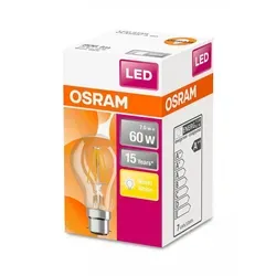 Osram Led-lampe A B22d Transparent 6,5 W 806 Lm 2700 K Ip20 300 ° [lv-4058075114876]