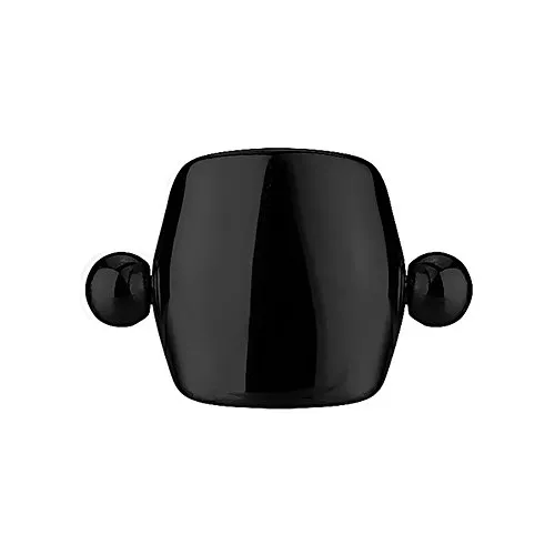 Piercingfaktor Tragus Piercing Helixpiercing Helix Ohr Cartilage Knorpel Stecker mit Schild Schirm Schwarz