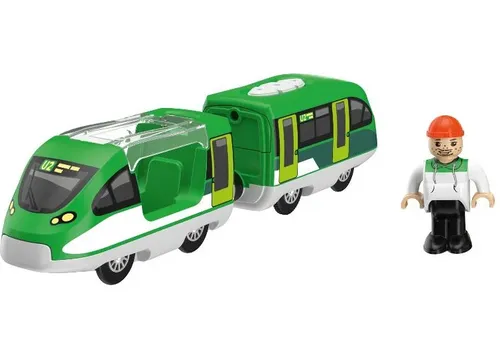 lupilu Elektrische Lok, 3-teilig (Personenzug)