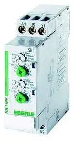 Eberle Controls IZM Zeitrelais - Multifunktionsrelais mit 7 Funktionen, ideal für flexible Anwendungen in der Elektroinstallation. Unterstützt Standard- und Wischfunktionen, einfach auf DIN-Schiene montierbar.