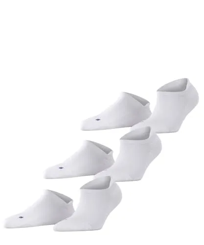 FALKE Unisex Sneakersocken Cool Kick - 3er Pack, Weiß - Sportsocken für Herren, atmungsaktiv und schnelltrocknend, aus recyceltem Material für ein angenehmes Tragegefühl ohne Druckstellen. Ideal für sportliche Aktivitäten und Alltag.