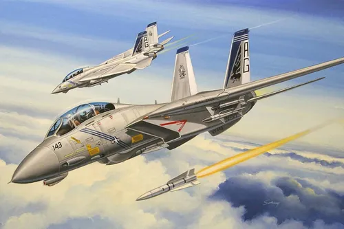 Hobbyboss 80277 - 1:72 F-14B Tomcat Bausatz - Flugzeuge, detailgetreuer Bausatz für Modellbau-Enthusiasten und F-14 Tomcat-Fans.