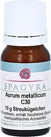 AURUM METALLICUM C 30 Globuli 10 g