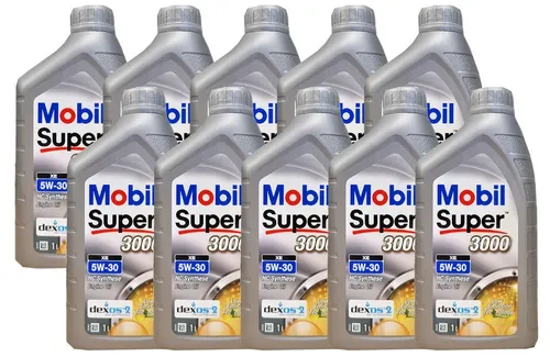 Mobil Super 3000 XE 5W-30 10x1 Liter MB 229.51, Dexos2 Motoröl