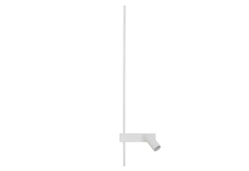 Licht-Erlebnisse Wandleuchte AGUK, ohne Leuchtmittel, Warmweiß, Aluminium GU10 80 cm hoch Weiß länglich 3000 K warmweiß 450 lm