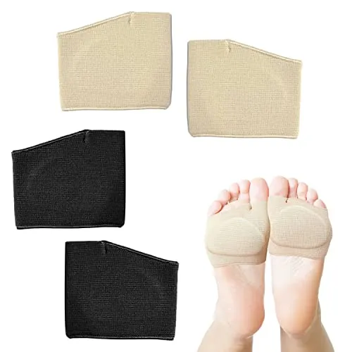 Paar Mittelfuß-Manschettenpolster, Ballenzeh-Schutz-Set, Mittelfußpolster-Unterstützung, orthopädische Einlegesohle mit Gel-Dekompressionsschutz für den Fuß, verhindert Hühneraugen, Blasen 2