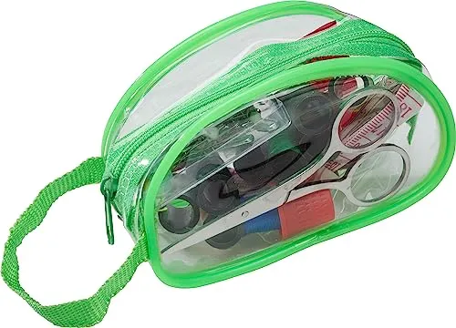 Gründl Näh-Etui Nadeln, Schere, Nähgarn, Bandmaß, Nattrenner, Fingerhut 1337