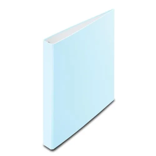 Hama Ordner A4 (39mm Rückenbreite, Ringbuch, Ringordner A4 4 Ringe, Organizer, Aktenordner, Schnellhefter mit Ring, Ringbuchordner für Portfolio, Schule, Büro, Dokumente, Fotos etc.) Pappe blau