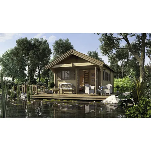 Produktbild weka® Weekendhaus 155 45mm – Gemütliches Gartenhaus