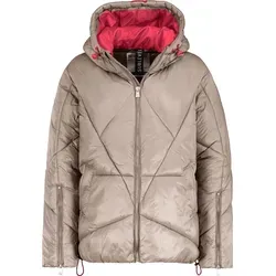 Sublevel Steppjacke mit Kapuze und Reißverschluss - Braun - Größe M - Modische Steppjacke mit Kapuze, ideal für kühle Tage. Hochwertiger Reißverschluss und praktische Kordelzüge sorgen für optimalen Tragekomfort. Vielseitig kombinierbar für einen stylischen Look.