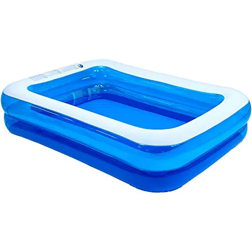 AVENLI Schwimmbecken Rechteckig Blau 79x59x15.75 cm 6+ Jahre Familienpool Planschbecken Kinderpool Splash Pool PVC