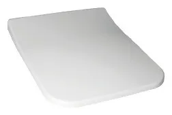 Villeroy & Boch Architectura WC-Sitz Slimseat mit Quick Release - Hochwertiger WC-Sitz aus Badkeramik, ausgestattet mit Edelstahl-Scharnieren, Quick-Release und Softclose für leises Schließen.