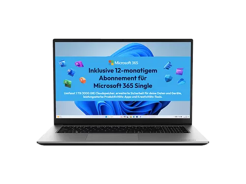 MEDION Avantum 17 E1e Notebook, 17,3 Zoll Display, Microsoft 365 inklusive