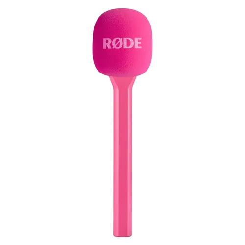 Interview GO Mikrofon pink mit Adapter von RØDE