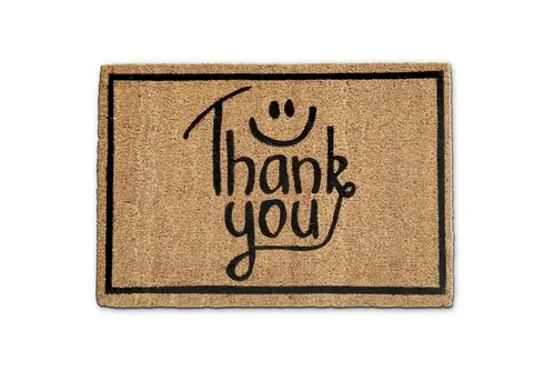 Amagohome Fußmatte Fußmatte Kokosmatte Fußabtreter Schmutzfangmatte viele Größen rutschfe, rechteckig, Höhe: 2 mm