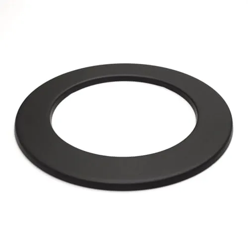 raik Rauchrohr/Ofenrohr Wandrosette 180 mm Durchmesser Stahlblech Schwarz SH010-180-sw
