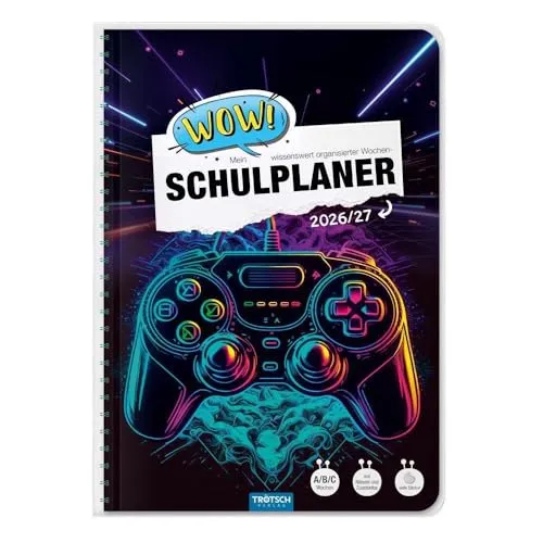 TRÖTSCH Schulplaner WOW Gaming 26/27 von TROTSCH