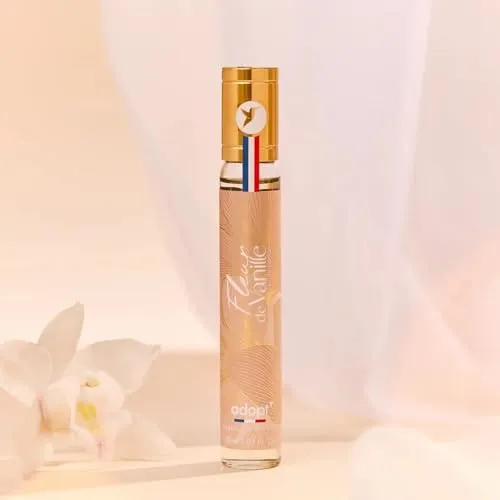 adopt FLEUR DE VANILLE, 30 ml Eau de Parfum für Damen | sanfter Duft mit Vanille, Madagaskar-Vanille, Mandarine, Orchidee - weich, warm, süß, feminin, elegant, blumig, adopt:Damenduft