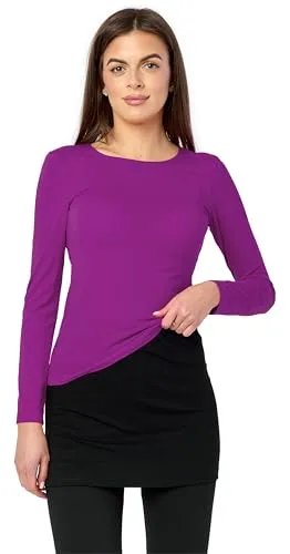 Merry Style Damen Verlängerungsgurt für Hemden T-Shirts Nierenwärmer Minirock MS10-202 (Schwarz, S)