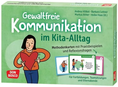 Gewaltfreie Kommunikation im Kita-Alltag: Methodenkarten für empathische Konfliktlösungen - Hörbücher zur gewaltfreien Kommunikation im Kita-Alltag mit praxisnahen Methodenkarten und Reflexionsfragen für eine empathische Konfliktkultur.