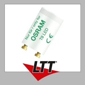 Osram SubstiTUBE Start LED T8 Starter - Austauschstarter für SubstiTUBE EM LED-Röhren, einfach zu installieren und ideal für den Einsatz mit konventionellen Vorschaltgeräten. Energieeffizient und zuverlässig.