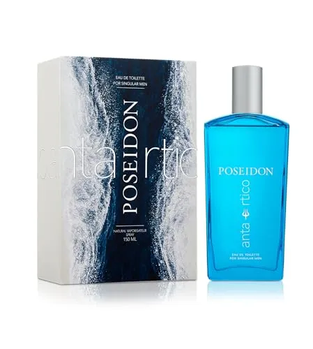 Poseidon Antarktis Eau de Toilette 150 ml für Männer - Herrenparfüm mit frischem, maritimen Duft, ideal für den Alltag und besondere Anlässe. Hergestellt in Spanien von Instituto Espanol.
