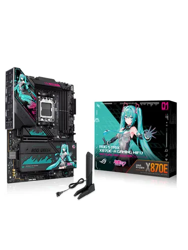ASUS ROG STRIX X870E-H GAMING MIKU WIFI7 Mainboard