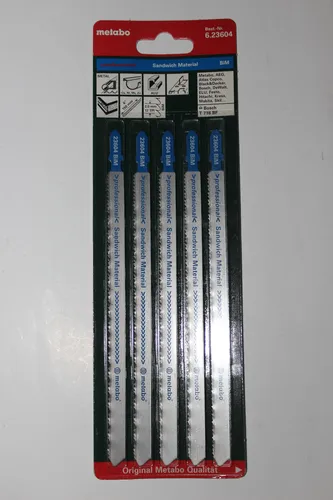Metabo 5 Stichsägeblätter,Metall,profess.150/ 2,0 mm Stichsäge (623604000) 