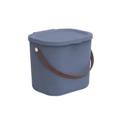 Rotho Kunststoff AG Rotho ALBULA Aufbewahrungsbox, 6 Liter, Aufbewahrungskiste ideal zur systematischen Aufbewahrung geeignet, Farbe: horizon blue 1050206161